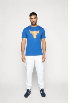 Under Armour Rock Brahma Bull - Print T-Shirt - Blue Mirage/Orange Blast -Stock X c0e42881264147a392d20c258ca1296a