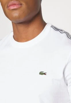 Lacoste Sport Tapered - Print T-Shirt - White -Stock X c0f93d27fd084b6b807d441261bc5d8e
