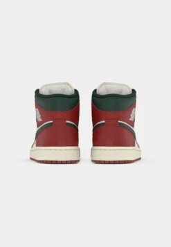 AIR JORDAN 1 MID - High-top Trainers - Sail/midnight Green/pure Platinum-coloured/redstone -Stock X c161831a742c4364bc167c014234ca18