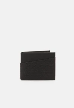 Calvin Klein Must Mono Bifold Coin - Wallet - Black Tonal Mono