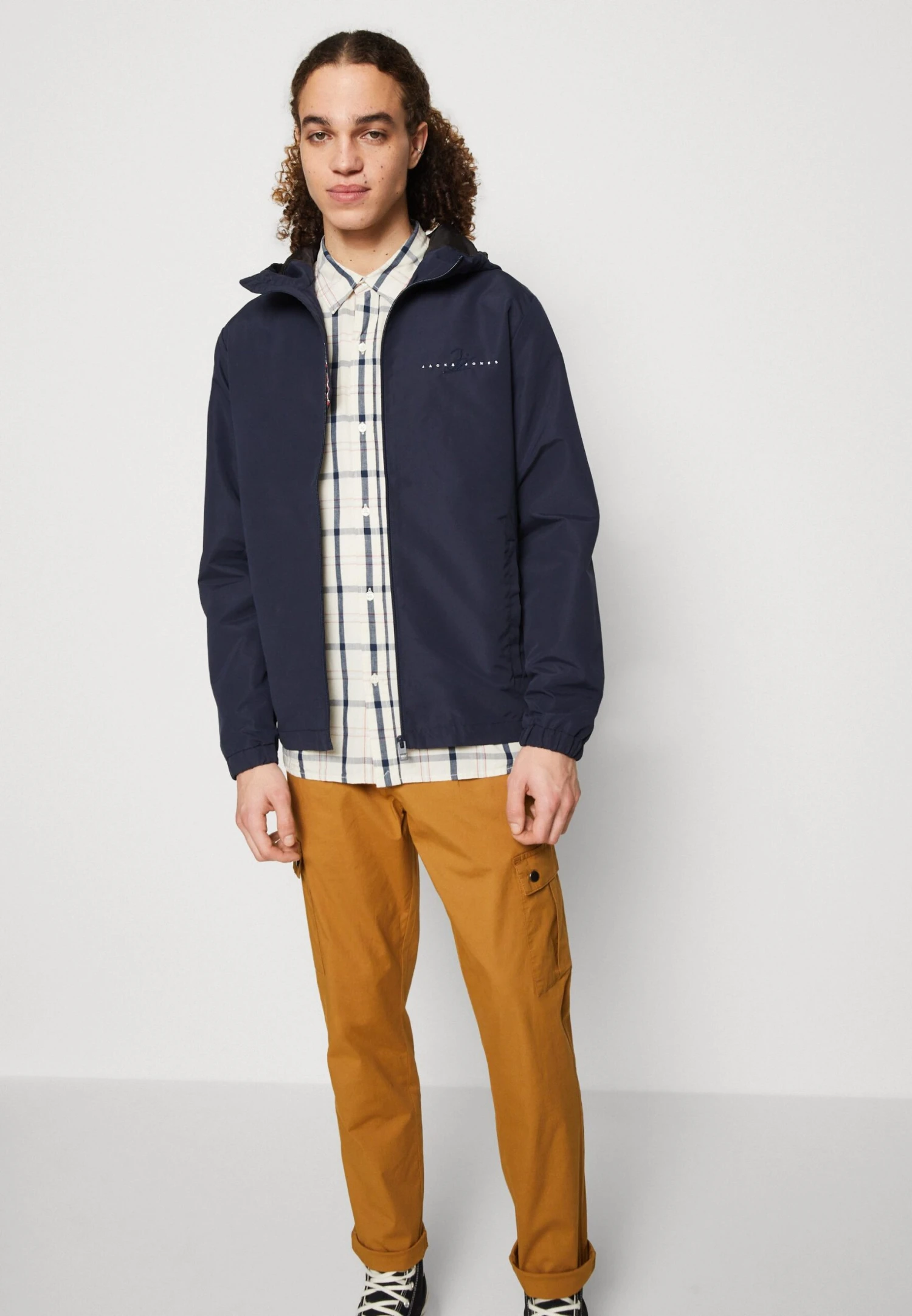 Jack & Jones Jorjoshua Jacket - Summer Jacket - Navy 6 Jack & Jones Jorjoshua Jacket - Summer Jacket - Navy - Image 4