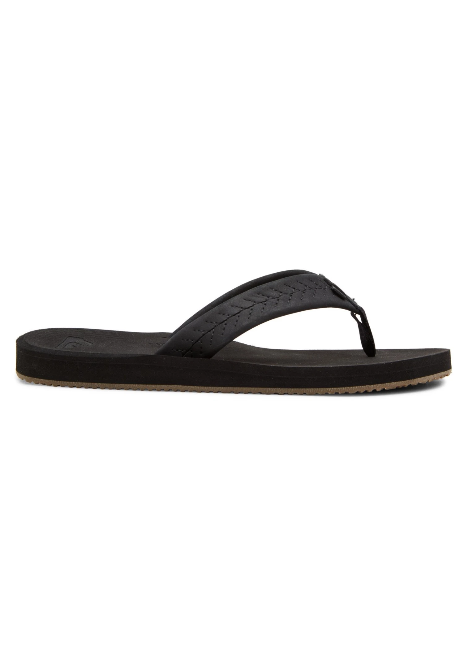 Quiksilver Left Coasta - T-Bar Sandals - Black/Black/Brown 6 Quiksilver Left Coasta - T-Bar Sandals - Black/Black/Brown - Image 4