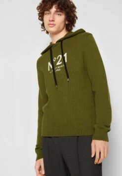 N°21 Giubbotto Maglia - Jumper - Oliva -Stock X c32435d6e76743a99bffd00187cdc62d