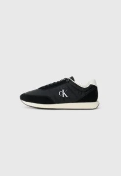 Calvin Klein Jeans RETRO RUNNER - Trainers - Black/capers/bright White -Stock X c35f886ee5ae4b6aba3af187ebc897a5