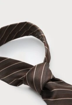 Michael Kors DOBBY STRIPE TIE - Tie - Brown -Stock X c383160828214b43a299a400d8a85fb6