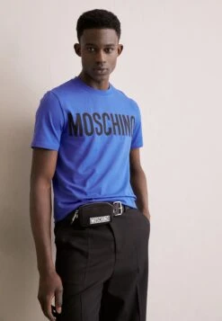 MOSCHINO Print T-Shirt - Fantasy Blue