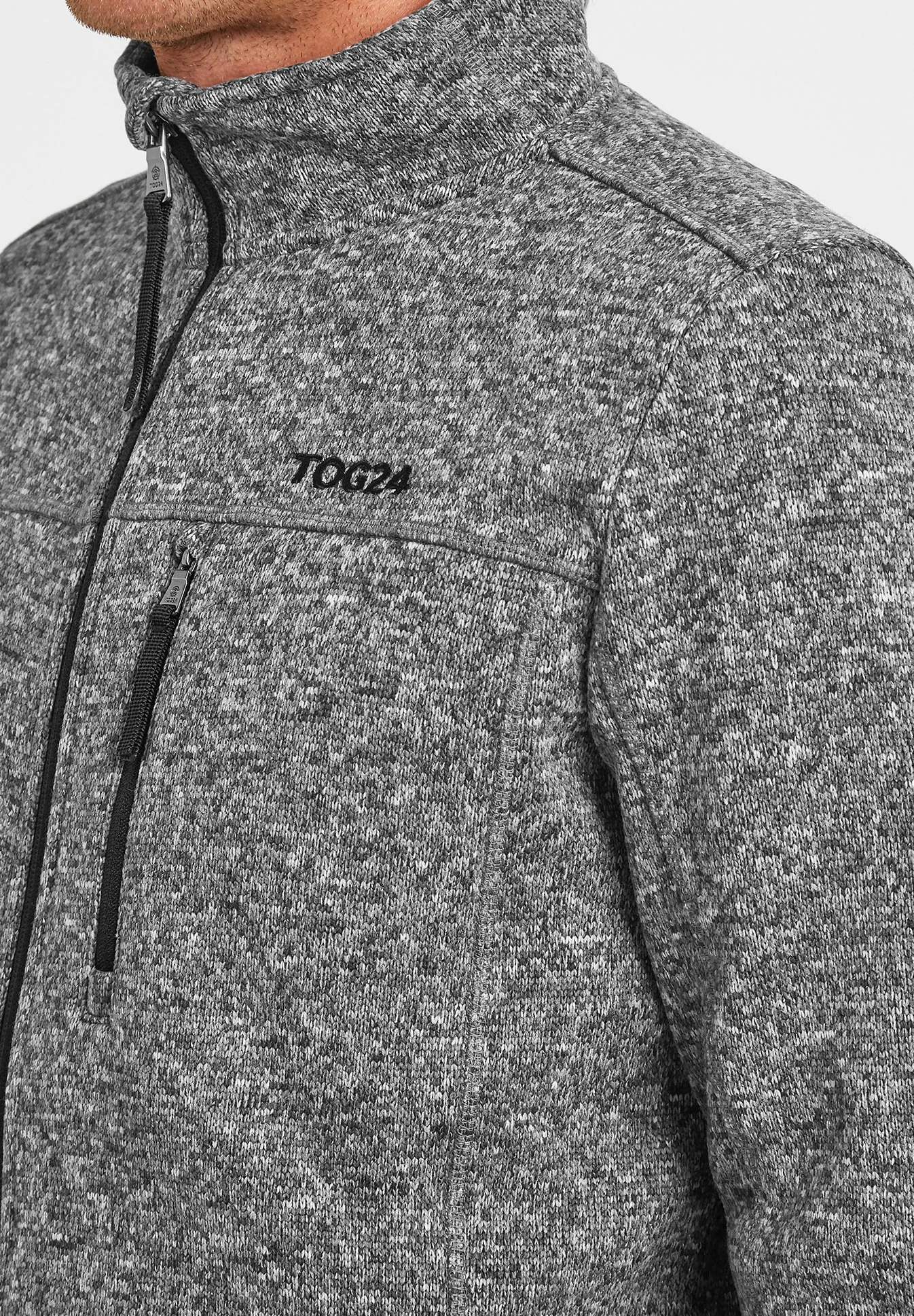 Sedman - Fleece Jacket - Dark Grey Marl 6 Sedman - Fleece Jacket - Dark Grey Marl - Image 4