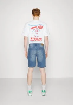 Denim Project Dploose Fit- Denim Shorts - Light Blue Stone Wash -Stock X c4f42f26e9f24c2e9a30c5f28df999c0