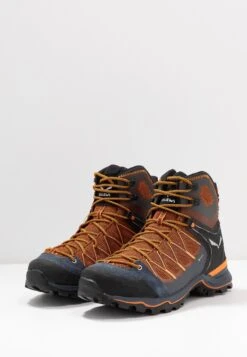 SALEWA Mtn Trainer Lite Mid Gtx - Hiking Shoes - Black Out/Carrot -Stock X c5141567d0704d26b287e4bf8047c80f