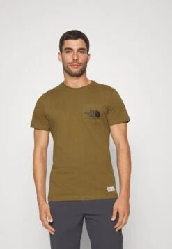 The North Face Berkeley California Pocket Tee- Basic T-Shirt - Military Olive