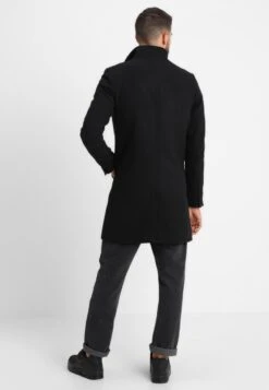 Only & Sons Onsoscar Coat - Classic Coat - Black -Stock X c55d1575701948d4b11ba1086318c9b3