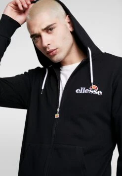 Ellesse Briero - Zip-Up Sweatshirt - Black -Stock X c5b2952dfc194ea8a97b117cbb5e75fe