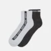 Hugo Side Tape 2 Pack - Socks - White