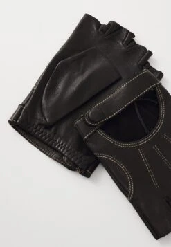 LIAM - Fingerless Gloves - Noir -Stock X c6115a68aaac486e9f66dd97229f4134