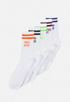 Jack & Jones Jacstatement 5 Pack - Socks - White