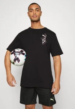 Puma Neymar Jr Creativity Graphic Tee - Print T-Shirt - Black/Fluo Yellow -Stock X c72be0548e374466800810b6c9239a1b