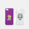 Mister Tee Big Cats Case 2 Set - Other Accessories - White/Violet