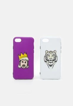Mister Tee Big Cats Case 2 Set - Other Accessories - White/Violet