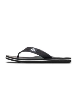 Quiksilver MOLOKAI LAYBACK - T-bar Sandals - Black Connect