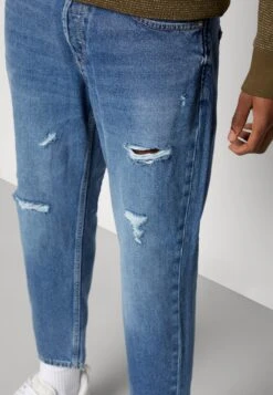 Only & Sons Onsavi Beam- Jeans Tapered Fit - Medium Blue Denim -Stock X c74a6ee697e34a10bd2a1e1b309b9922