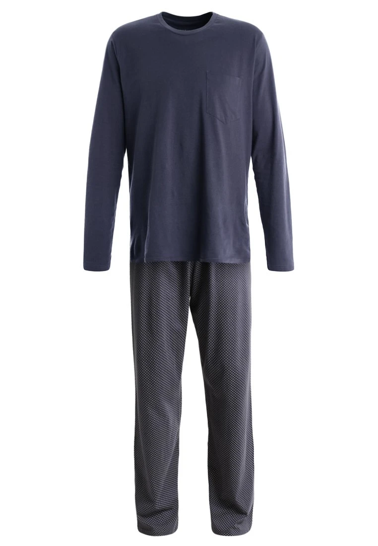 Schiesser Anzug Lang Set - Pyjama Set - Anthrazit 8 Schiesser Anzug Lang Set - Pyjama Set - Anthrazit - Image 6