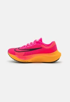 Nike Performance Zoom Fly 5 - Neutral Running Shoes - Hyper Pink/Black/Laser Orange