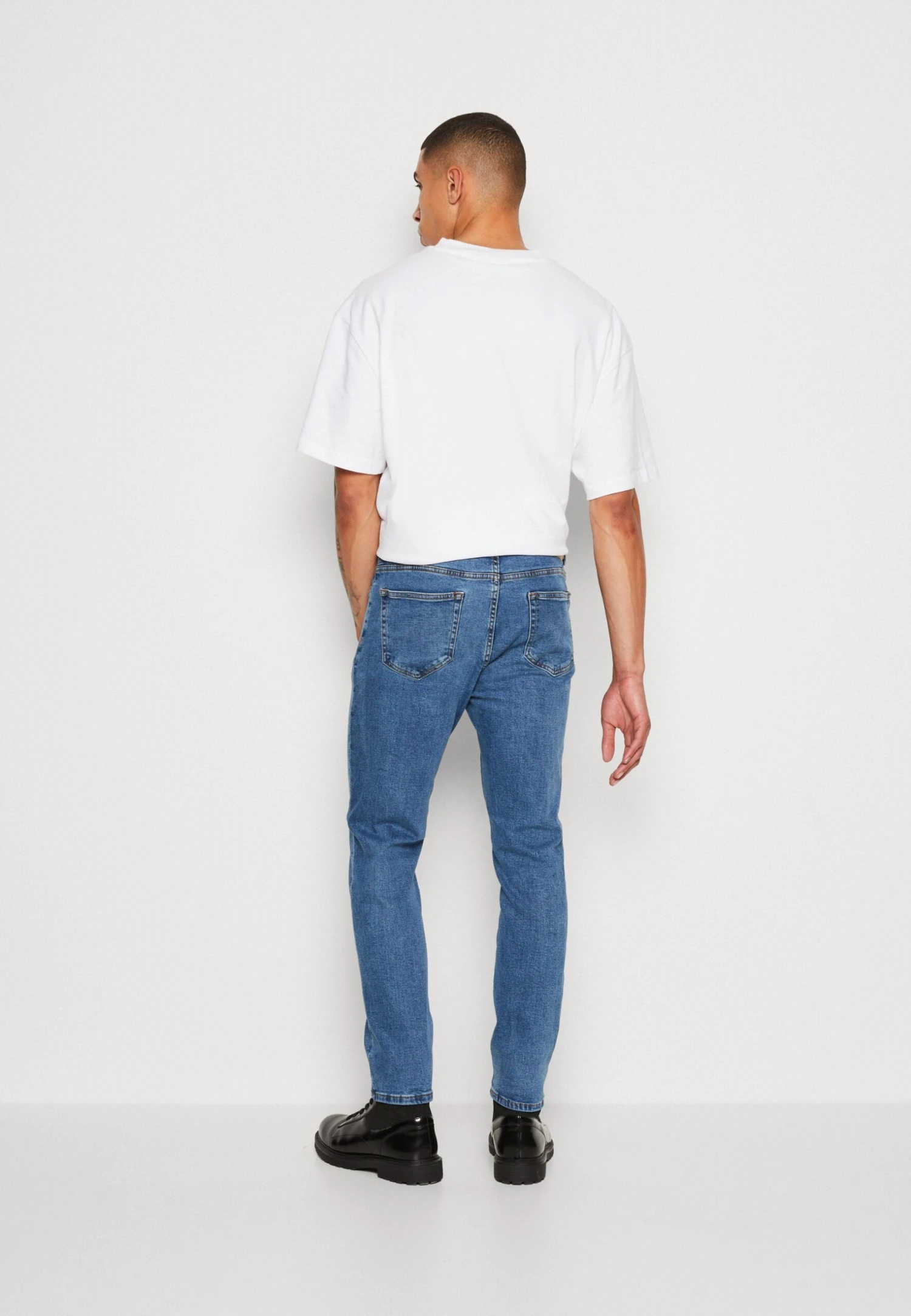 Denim Project Slim Fit Jeans - Medium Stone Wash 5 Denim Project Slim Fit Jeans - Medium Stone Wash - Image 3