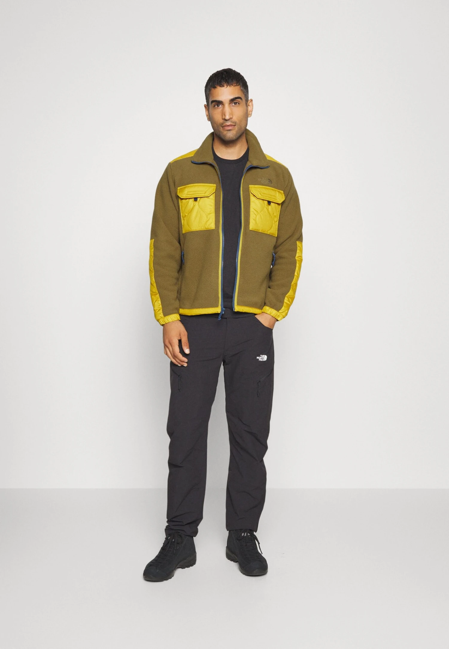 The North Face Royal Arch Jacket - Fleece Jacket - Military Olive/Mineral Gold/Shady Blue 4 The North Face Royal Arch Jacket - Fleece Jacket - Military Olive/Mineral Gold/Shady Blue - Image 2