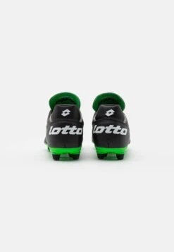 Lotto Stadio Og Ii Fg - Moulded Stud Football Boots - All Black/Spring Green -Stock X c9393d58bbc94dea80baa70c10179d4f