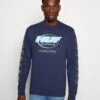 HUF Warm Up Tee - Long Sleeved Top - Navy -Stock X c95d96a873424c6e8389d29865002a6c