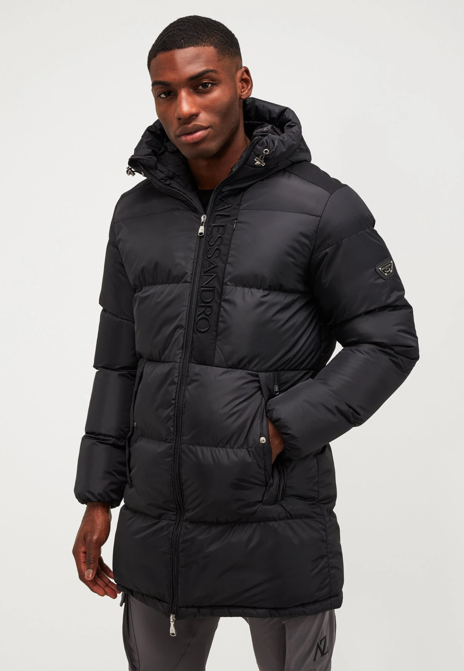 Torno Longline Puffer Jacket - Winter Coat - Jet Black 6 Torno Longline Puffer Jacket - Winter Coat - Jet Black - Image 4