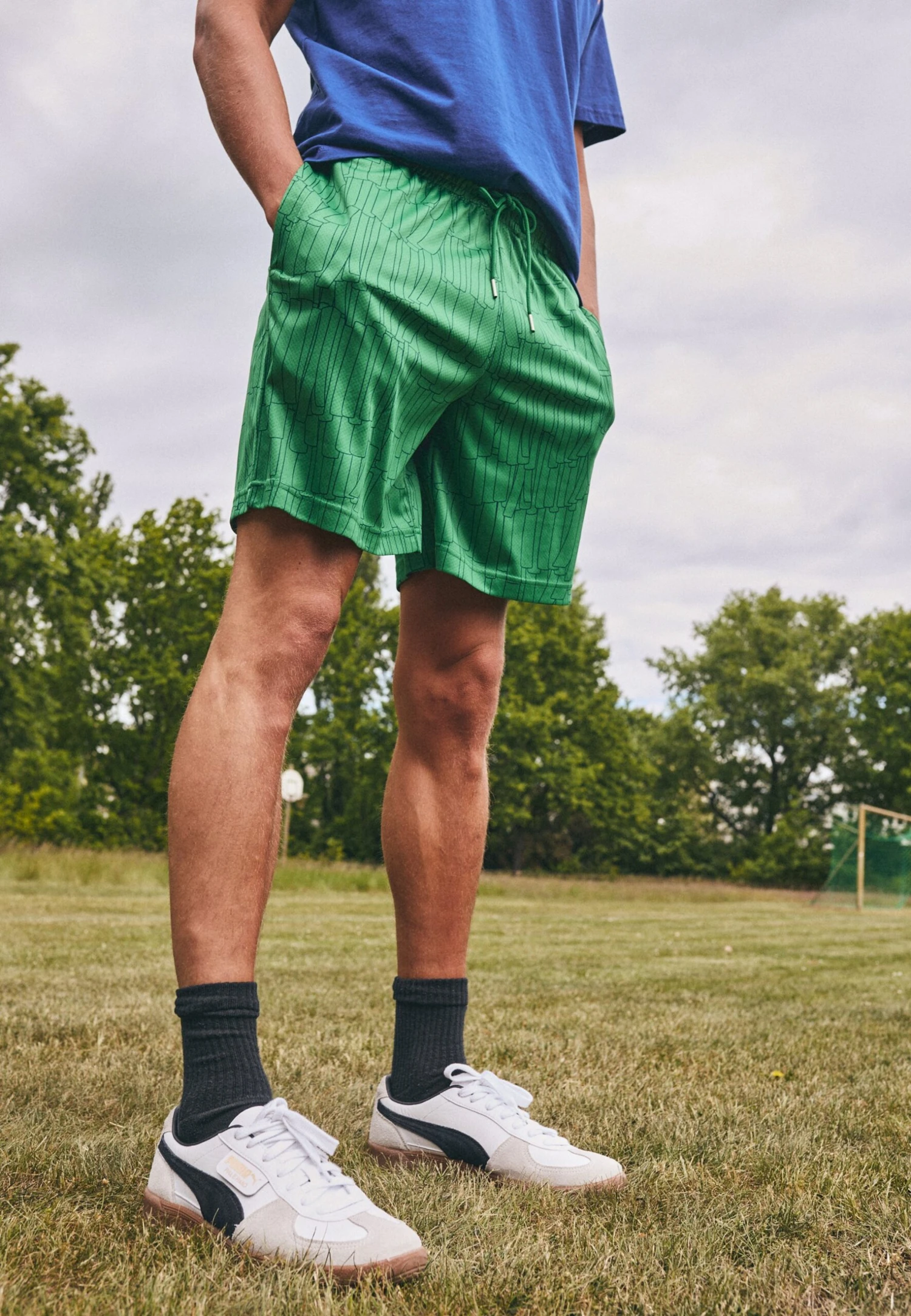 Puma FIF RELAXED SHORTS - National Team Wear - Dark Myrtle 3 Puma FIF RELAXED SHORTS - National Team Wear - Dark Myrtle