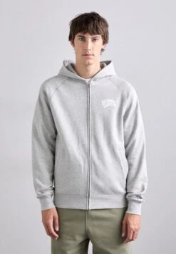 Billionaire Boys Club SMALL ARCH LOGO ZIP THROUGH - Zip-up Sweatshirt - Heather Grey