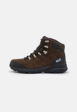 Jack Wolfskin Refugio Texapore Mid M - Hiking Shoes - Brown/Phantom