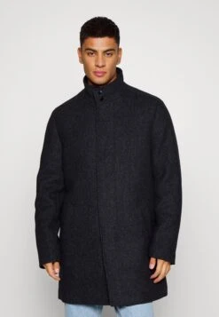 ESPRIT Short Coat - Dark Blue