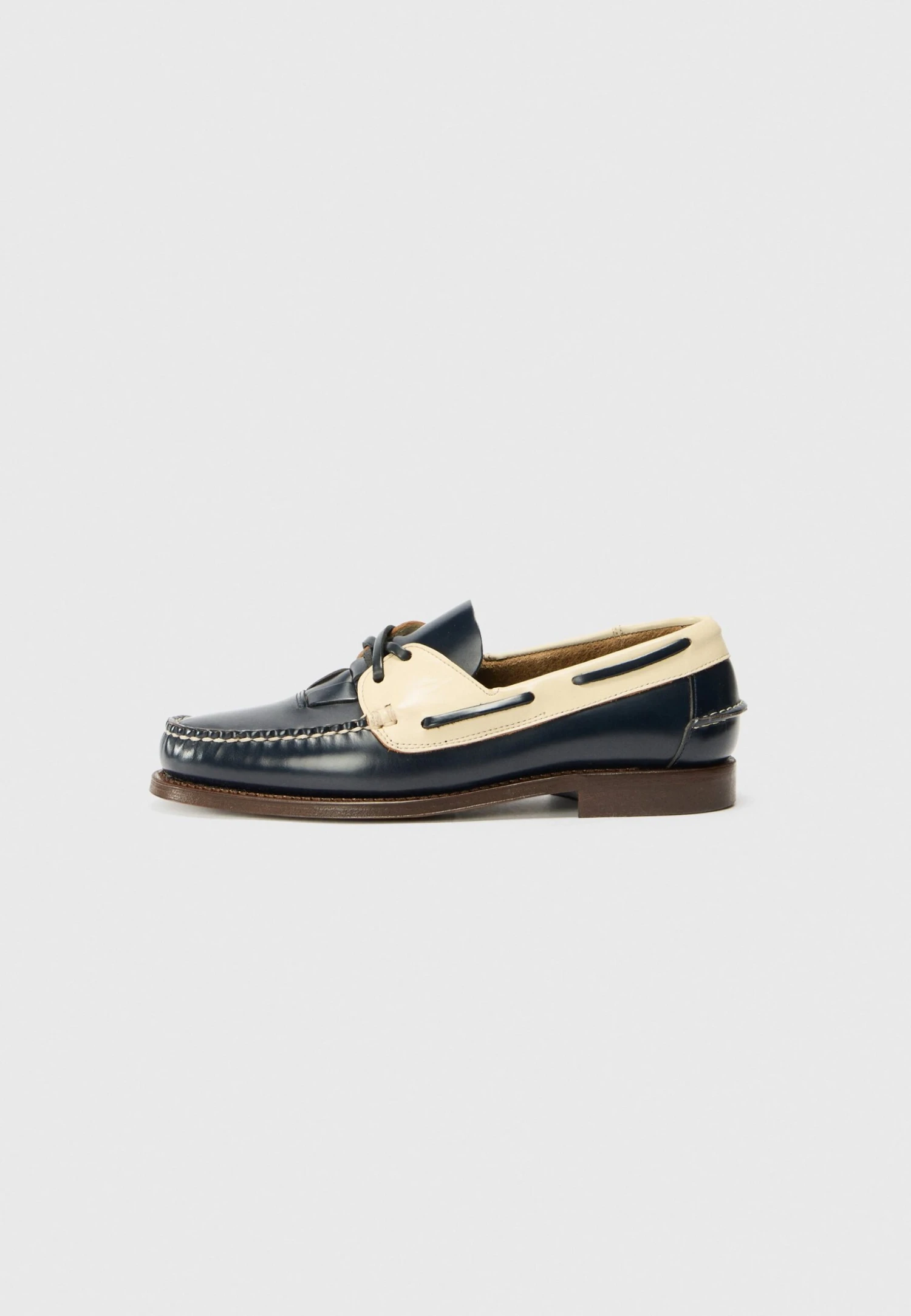 SALER - Boat Shoes - Dark Navy/custard 3 SALER - Boat Shoes - Dark Navy/custard