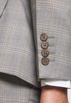 Check 3 Pieces Suit - Suit - Grey -Stock X cc9c541760084f1b86d7054e196e42f4