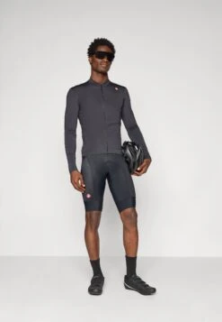 Castelli ESPRESSO THERMAL - Cycling Jersey - Light Black -Stock X ccd16c5b2f394891b41fb717b7cc80c0