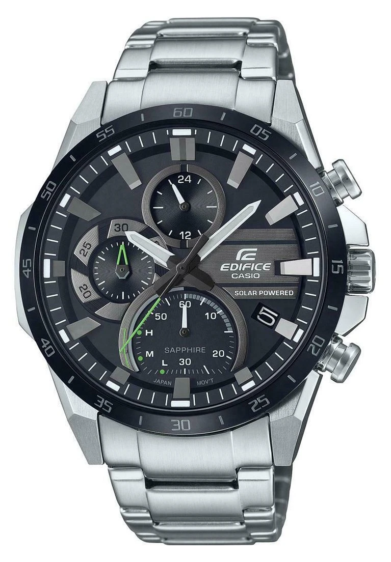 Casio Efs-S620Db-1Avuef Solarb - Chronograph Watch - Schwarz 3 Casio Efs-S620Db-1Avuef Solarb - Chronograph Watch - Schwarz