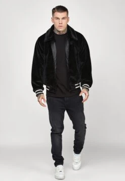 SikSilk Bomber Jacket - Bomber Jacket - Black -Stock X cdcda4090c604e33abca783b436a4709