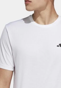 ADIDAS PERFORMANCE Train Essentials Training - Basic T-Shirt - White/Black -Stock X ce2f226a7c7244ba87bc322f9f219e79