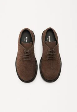 MOSCHINO OLIVER - Smart Lace-ups - Brown -Stock X ce3646339ad4441488a05e0840a586be