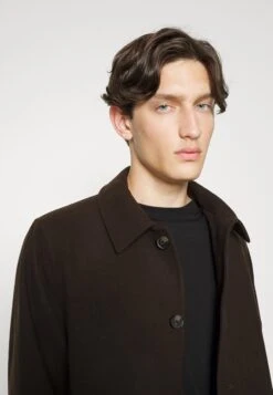 Les Deux Morgan Car Coat - Classic Coat - Coffee Brown -Stock X ce5e054541154824b347ff1663f47abd