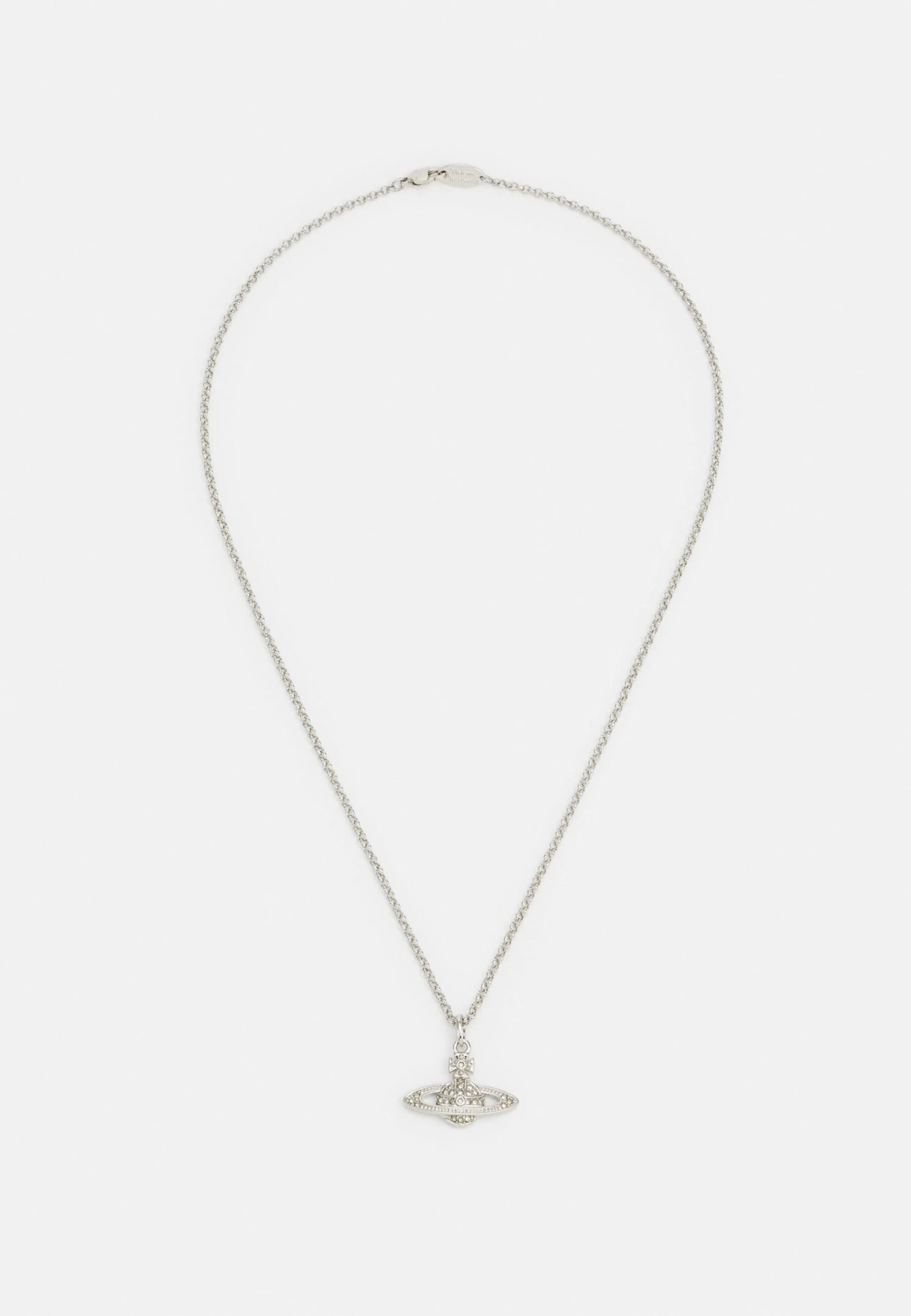 Vivienne Westwood Mini Relief Pendant Unisex - Necklace - Silver-Coloured 3 Vivienne Westwood Mini Relief Pendant Unisex - Necklace - Silver-Coloured