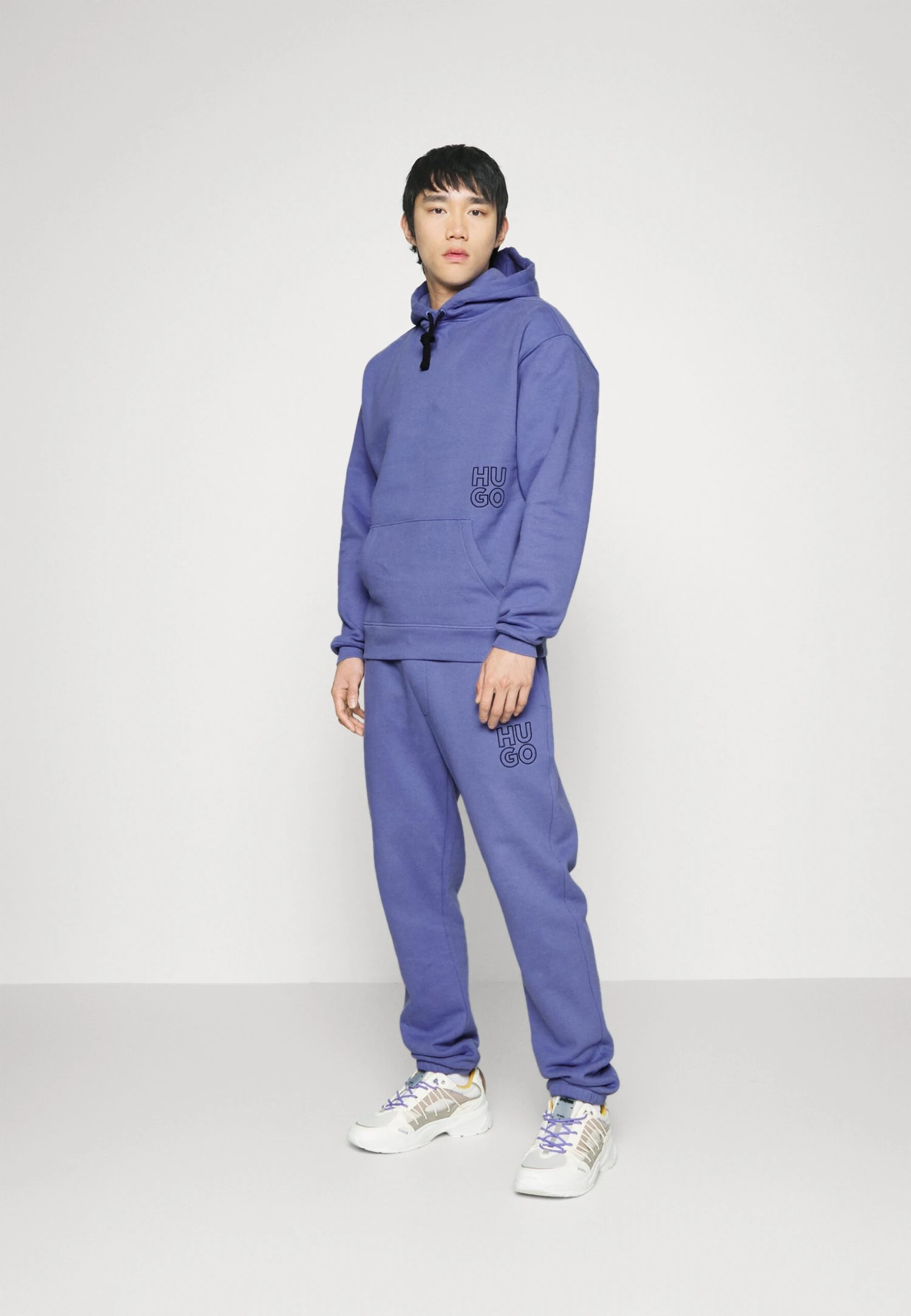 Hugo Demu- Tracksuit Bottoms - Medium Purple 4 Hugo Demu- Tracksuit Bottoms - Medium Purple - Image 2