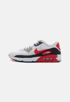 Air Max 90- Golf Shoes - White/University Red/Black/Photon Dust