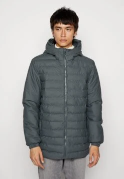 Rains Trekker Hooded Jacket Unisex - Winter Coat - Slate
