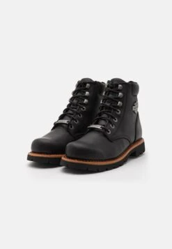 Harley Davidson Vista Ridge - Lace-Up Ankle Boots - Black -Stock X d0e59080ca9e4067a1faab2f10223eee
