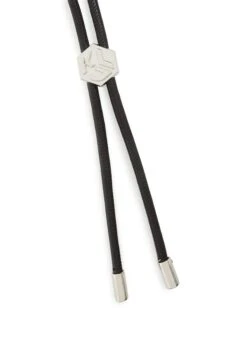 Karl Lagerfeld Jeans WESTERN NECK TIE UNISEX - Tie - Black -Stock X d0f600a3a03b4a04a78cd483b50fb3fa