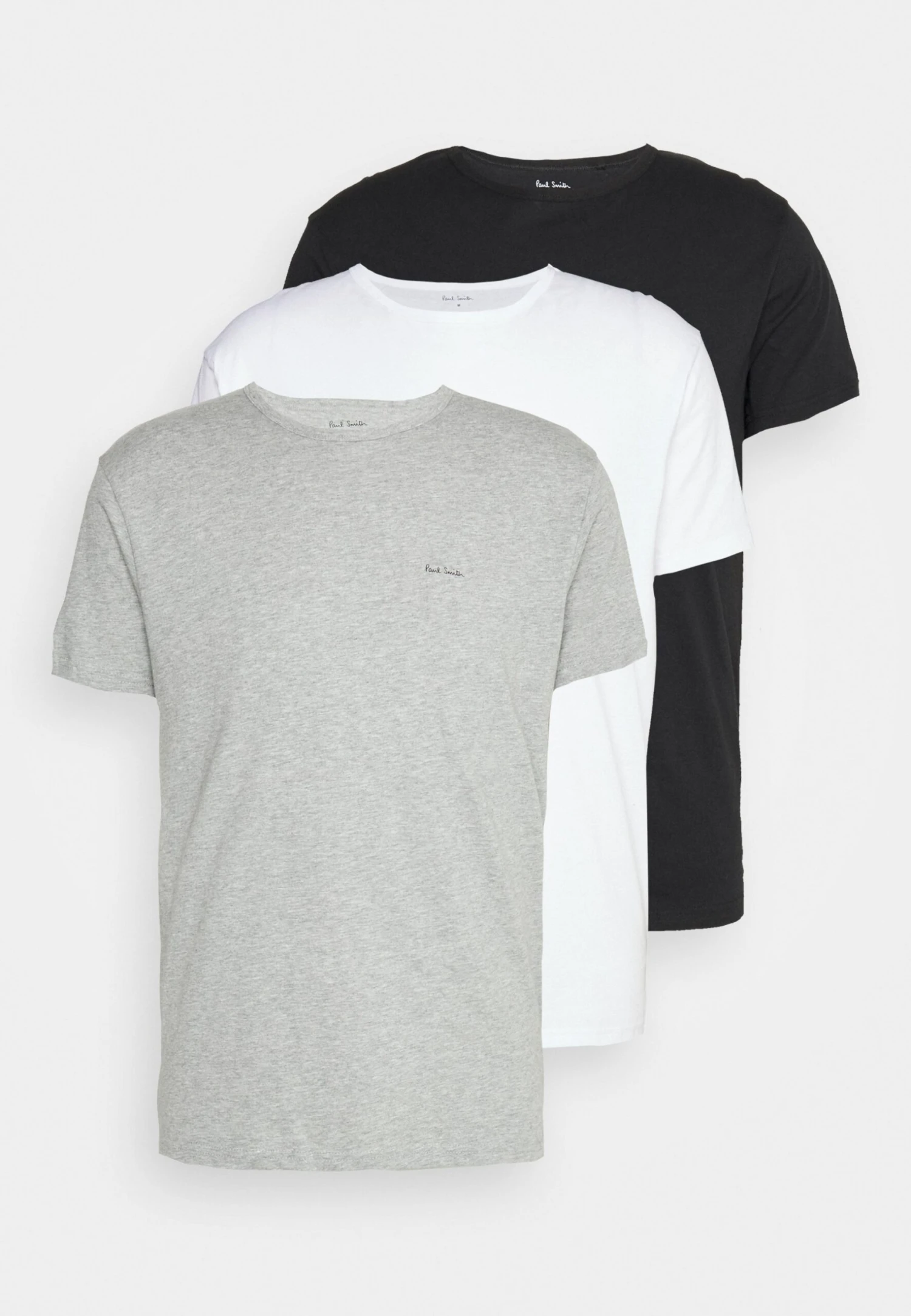 PAUL SMITH 3 Pack - Undershirt - White/Black/Mottled Grey 8 PAUL SMITH 3 Pack - Undershirt - White/Black/Mottled Grey - Image 6